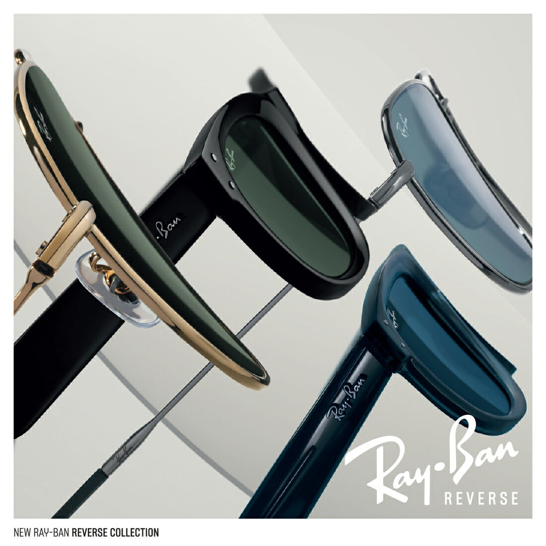 【正规品贩売店】reiban sangurasu RBR0102S 002/CB 58 Ray-Ban CARAVAN REVERSE キャラバン ribasu sukuea metaru fururimu 伊达メガネ 眼镜