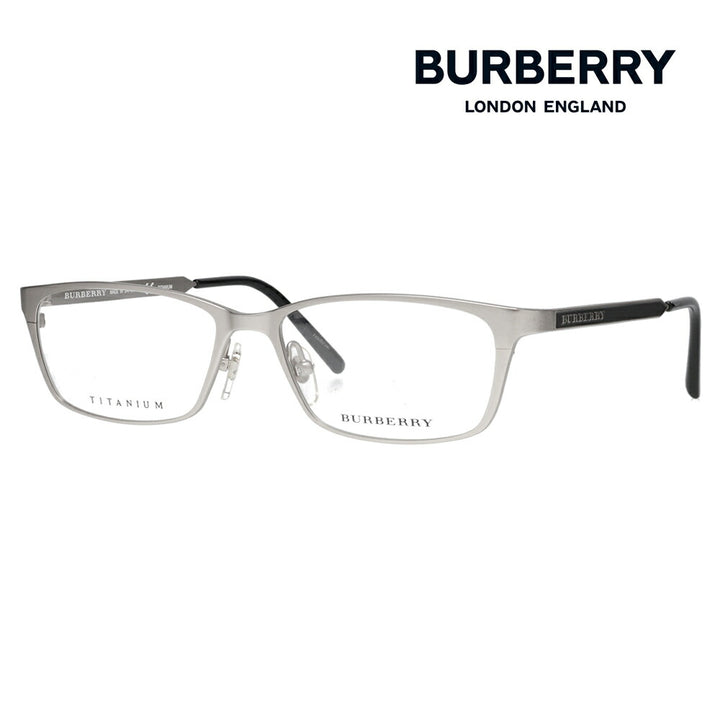 【オススメ価格】度なし1.55レンズ交換+0円 バーバリー 伊達 メガネ 眼鏡 サングラス BE1252TD 1159 55 BURBERRY チタン チタニウム メタル スクエア メンズ