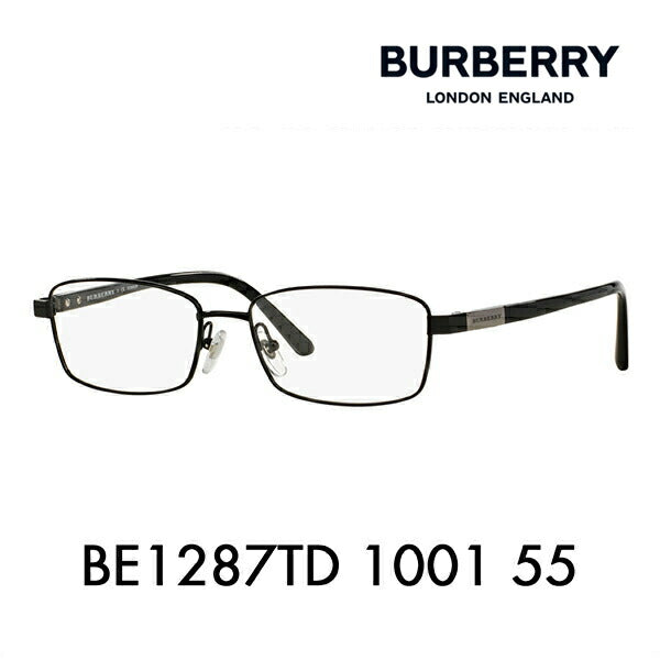 [Authorized Retailer] Non-prescription 1.55 lens replacement +0 yen Burberry Fashion Glasses Eyeglasses Sunglasses BE1287TD 1001 55 BURBERRY Metal 