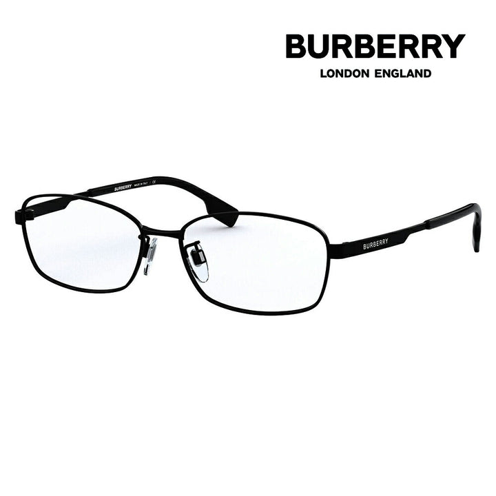 【アウトレット】度なし1.55レンズ交換+0円 バーバリー 伊達 メガネ 眼鏡 サングラス BE1346TD 1001 56 BURBERRY アジアンフィット メタル スクエア