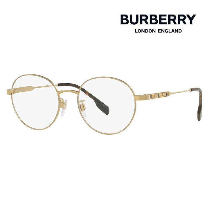 【アウトレット】度なし1.55レンズ交換+0円 バーバリー 伊達 メガネ 眼鏡 サングラス BE1363TD 1331 50 BURBERRY アジアンフィット ラウンド メタル レディース