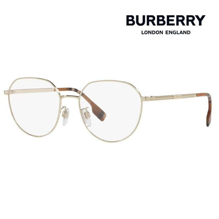 【アウトレット】度なし1.55レンズ交換+0円 バーバリー 伊達 メガネ 眼鏡 サングラス BE1370D 1109 54 BURBERRY アジアンフィット ラウンド おしゃれ new model メタル クラシック メンズ レディース