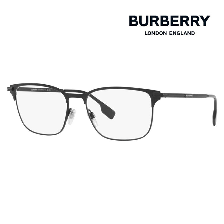 [Recommended price] Non-prescription 1.55 lens replacement +0 yen Burberry eyeglasses, sunglasses, BE1372 1007 55 BURBERRY MALCOLM Malcolm Square Men's B.STRIPE 