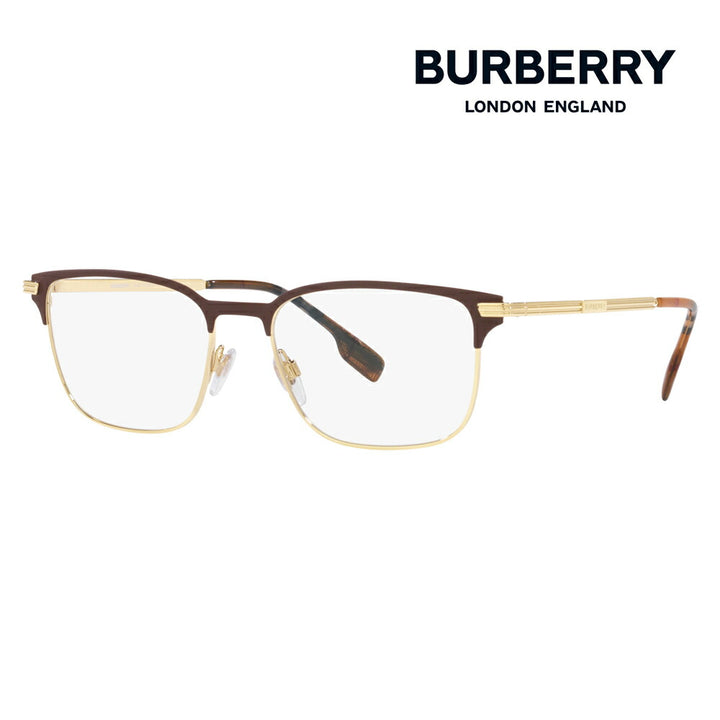 【オススメ価格】度なし1.55レンズ交換+0円 バーバリー 伊達 メガネ 眼鏡 サングラス BE1372 1109 55 BURBERRY MALCOLM マルコム スクエア メンズ B.STRIPE