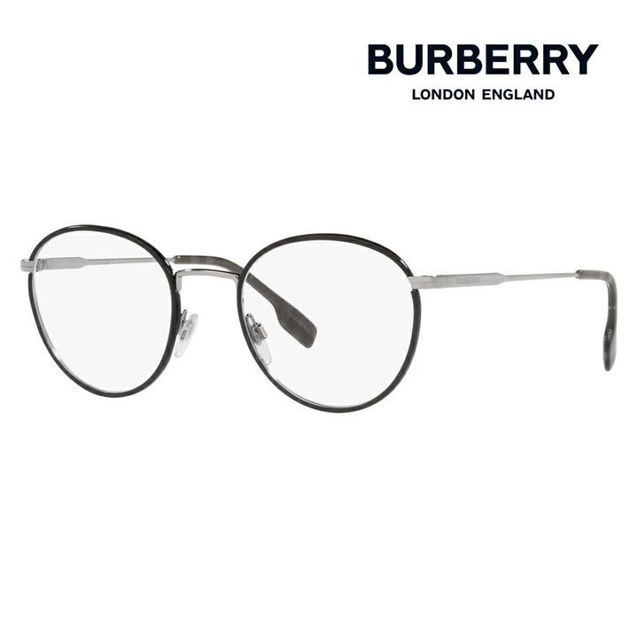 【オススメ価格】度なし1.55レンズ交換+0円 バーバリー 伊達 メガネ 眼鏡 サングラス BE1373 1003 51 BURBERRY HUGO ヒューゴ ラウンド B.LOGO メンズ レディース