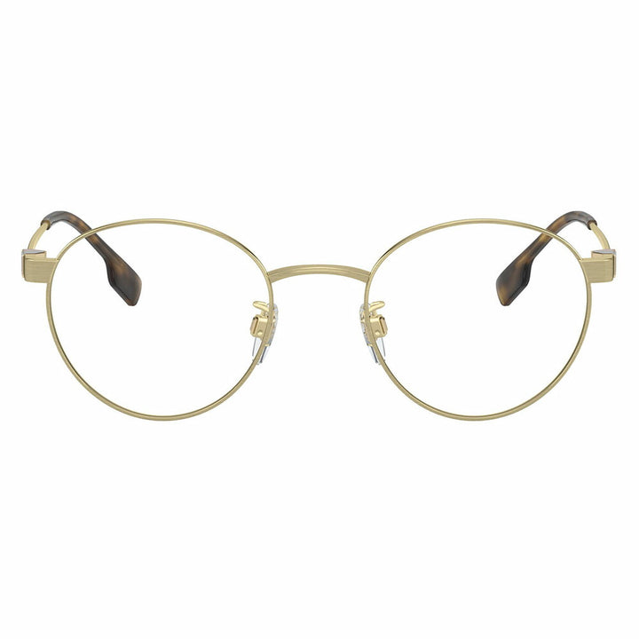 [Authorized Retailer] Non-prescription 1.55 lens replacement +0 yen Burberry Fashion Glasses Eyeglasses Sunglasses BE1384TD 1346 50 BURBERRY Round Low Bridge Fit Metal Men's 
