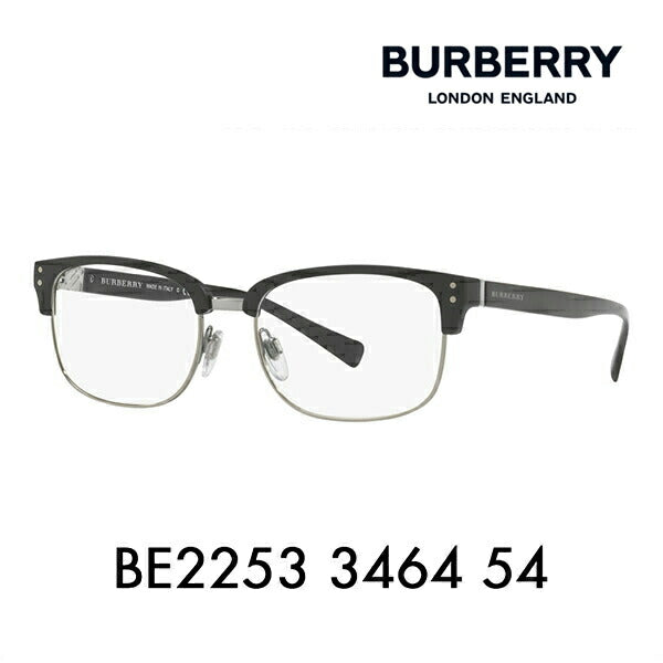 [Authorized Retailer] Non-prescription 1.55 lens replacement +0 yen Burberry Fashion Glasses Eyeglasses Sunglasses BE2253 3464 54 BURBERRY Metal 