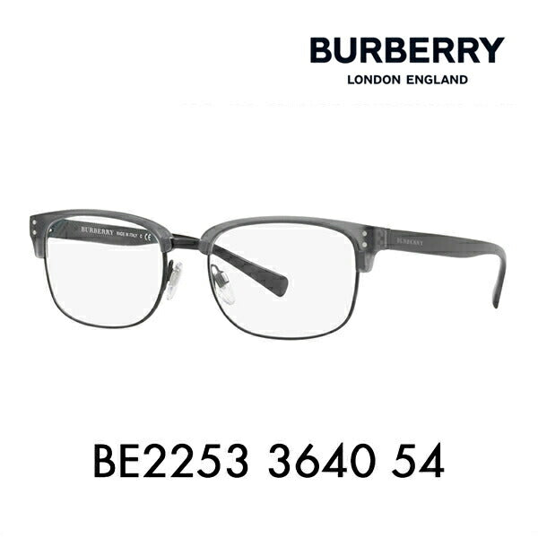 [Recommended price] Non-prescription 1.55 lens replacement +0 yen Burberry Fashion Glasses Eyeglasses Sunglasses BE2253 3640 54 BURBERRY Metal 