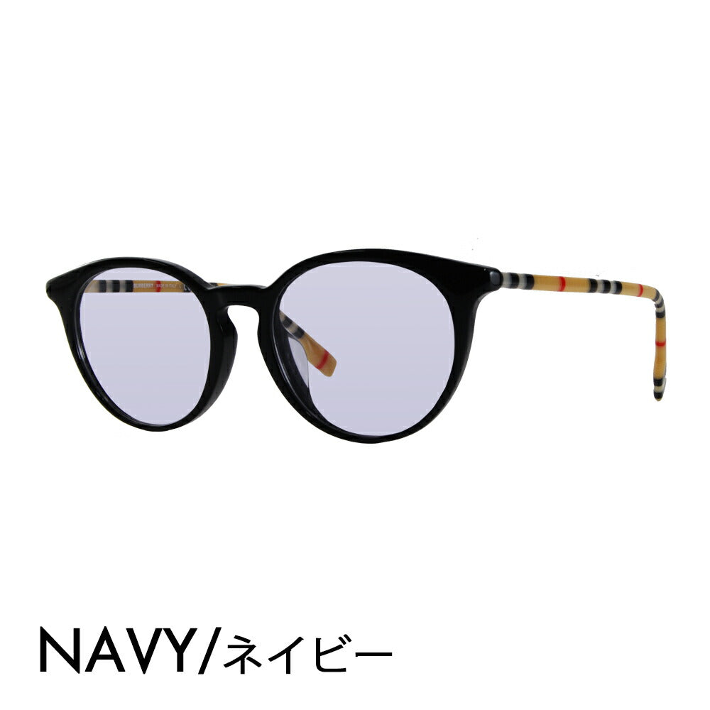 [Prescription available] Burberry Glasses Frame Sunglasses Color Lens Set BE2318F 3853 51 Full Fit Model Cell Round CHALCOT Fashion Glasses Glasses 