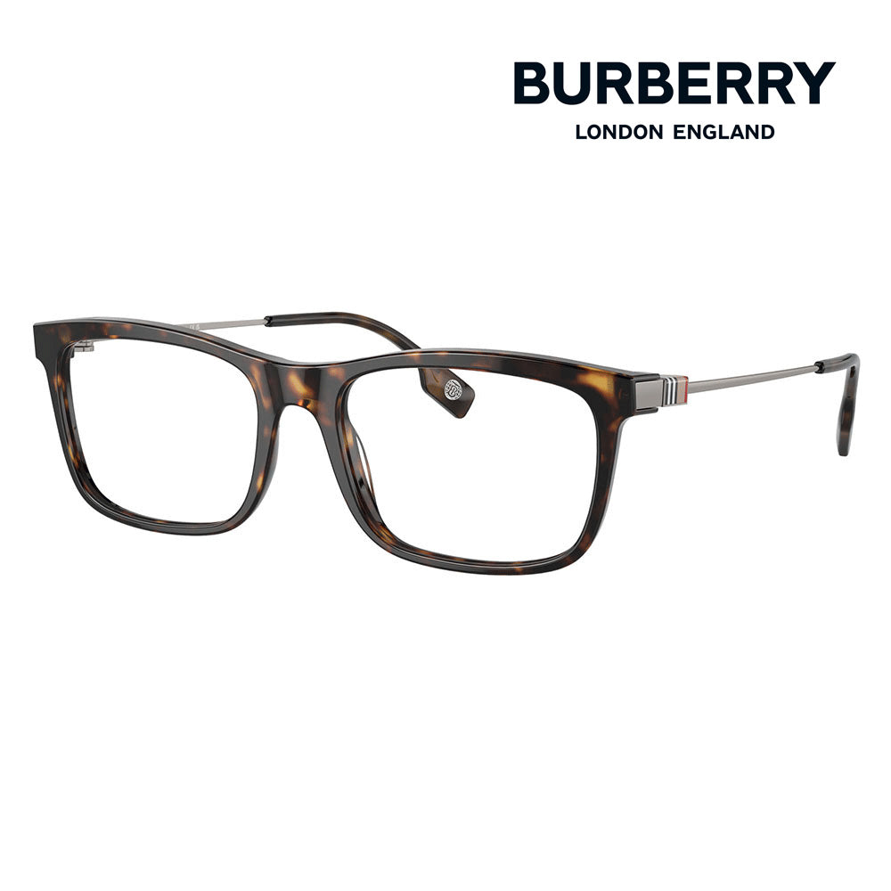 [Authorized Retailer] Non-prescription 1.55 lens replacement +0 yen Burberry Fashion Glasses Sunglasses BE2384F 3002 53 55 Square Cell Men's Low Bridge Fit 