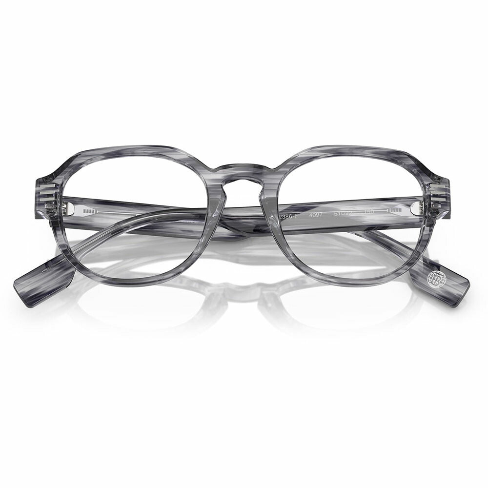 [Authorized Retailer] Non-prescription 1.55 lens replacement +0 yen Burberry Fashion Glasses Eyeglasses Sunglasses BE2386F 4097 51 BURBERRY Round Cell Men's Low Bridge Fit MADE IN ITALY 
