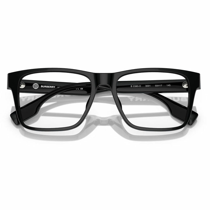 [Authorized Retailer] Non-prescription 1.55 lens replacement +0 yen Burberry Fashion Glasses Eyeglasses Sunglasses BE2393D 3001 55 BURBERRY Square Cell Men's 