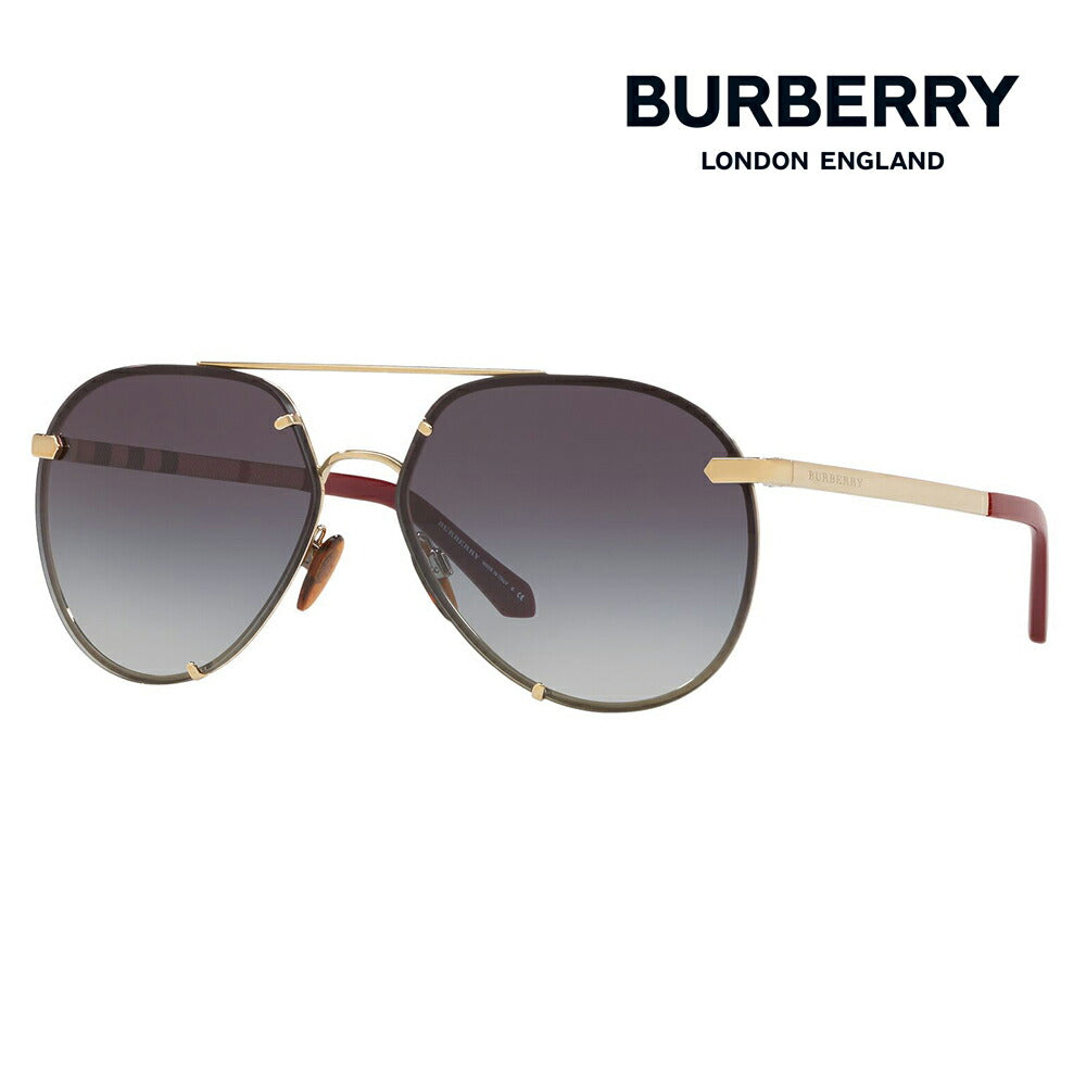 [Recommended Price] Burberry Fashion Glasses Sunglasses BE3099 11458G 61 Double Bridge Teardrop 