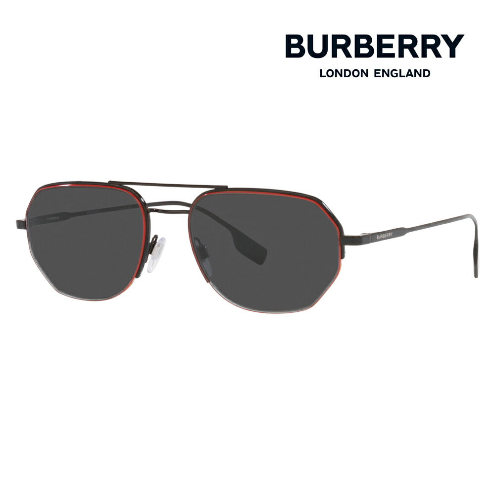 [Recommended Price] Burberry Fashion Glasses, Sunglasses BE3140 100187 57 HENRY Henry Teardrop Nylor Men's Women's 