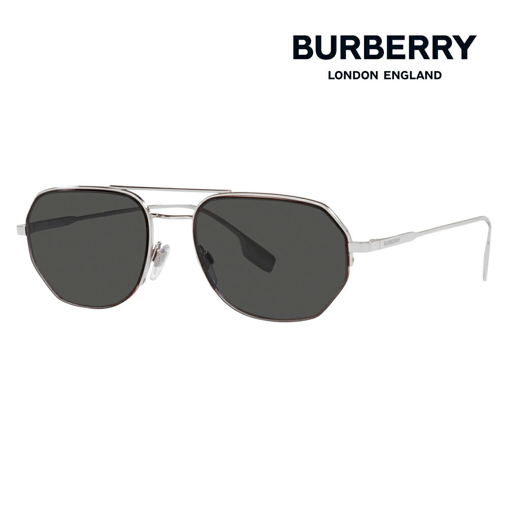 [Recommended Price] Burberry Fashion Glasses, Sunglasses BE3140 100587 57 HENRY Henry Teardrop Nylor Men's Women's 