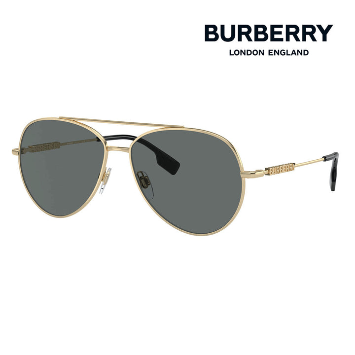 【オススメ価格】バーバリー 伊達 メガネ 眼鏡 サングラス BE3147 110981 58 BURBERRY パイロット ティアドロップ メタル レディース
