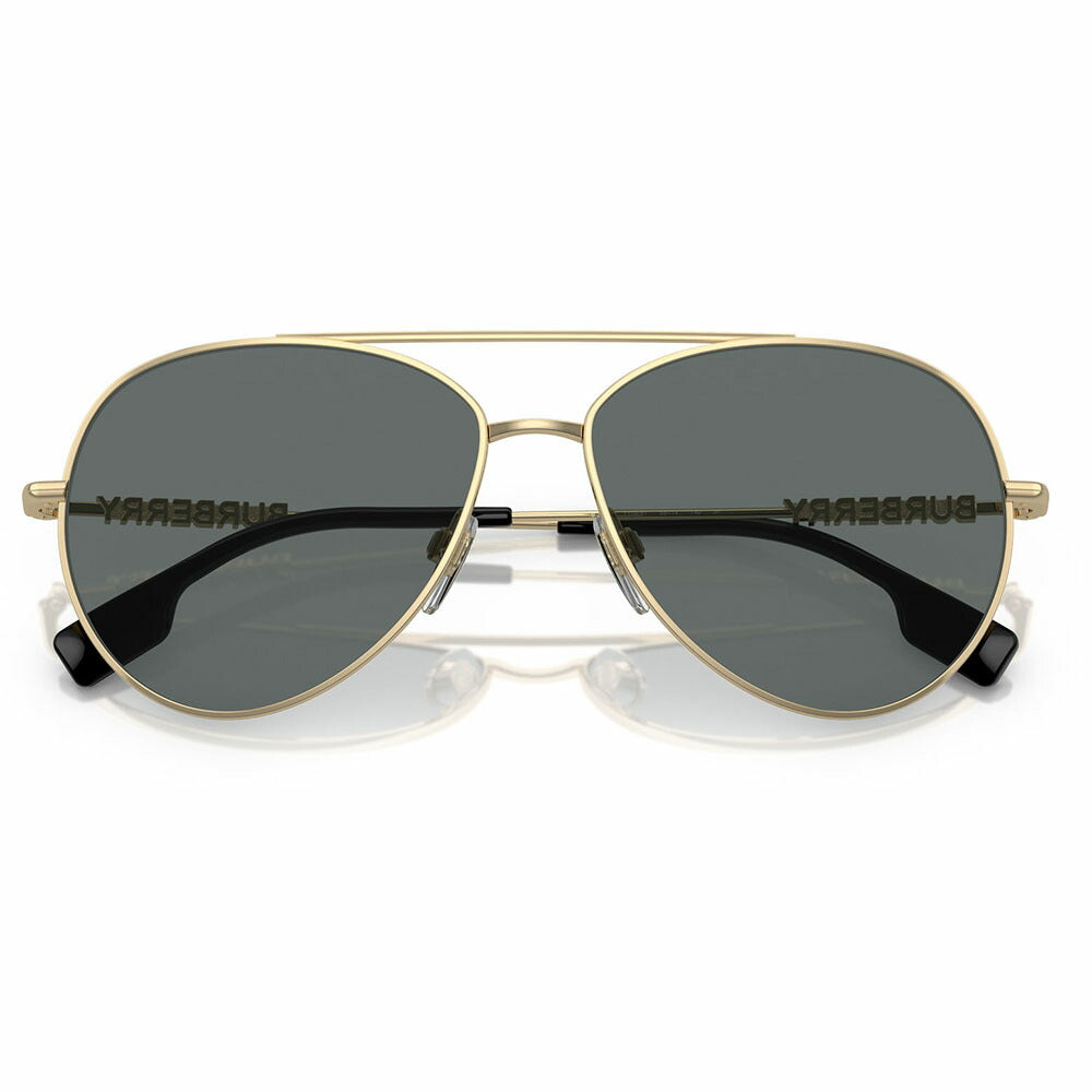 【オススメ価格】バーバリー 伊達 メガネ 眼鏡 サングラス BE3147 110981 58 BURBERRY パイロット ティアドロップ メタル レディース