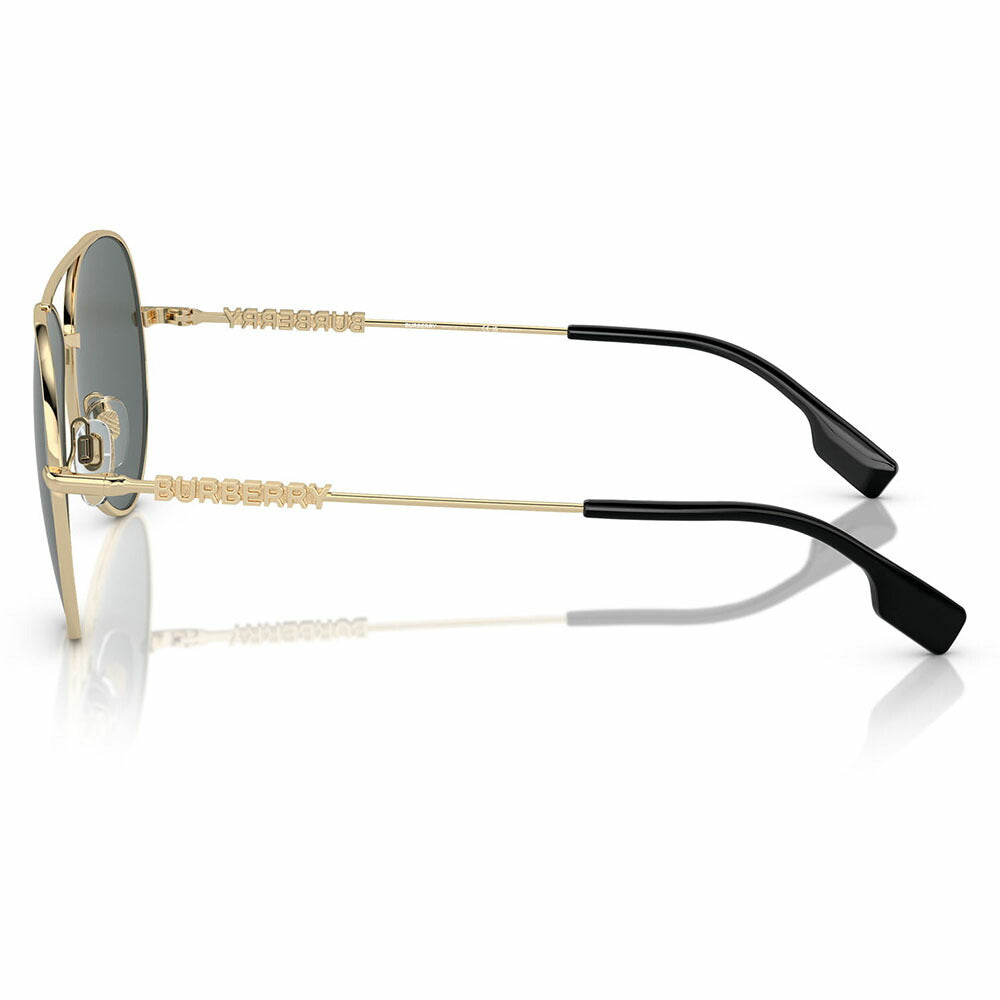 【オススメ価格】バーバリー 伊達 メガネ 眼鏡 サングラス BE3147 110981 58 BURBERRY パイロット ティアドロップ メタル レディース
