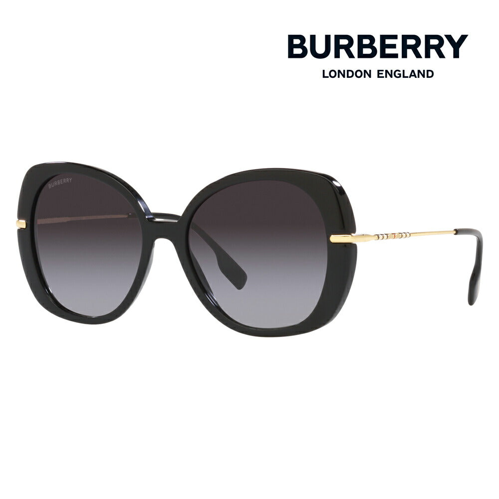 [Recommended Price] Burberry Fashion Glasses Sunglasses BE4374F 30018G 55 EUGENIE Full Fit Women's Check Square Round 