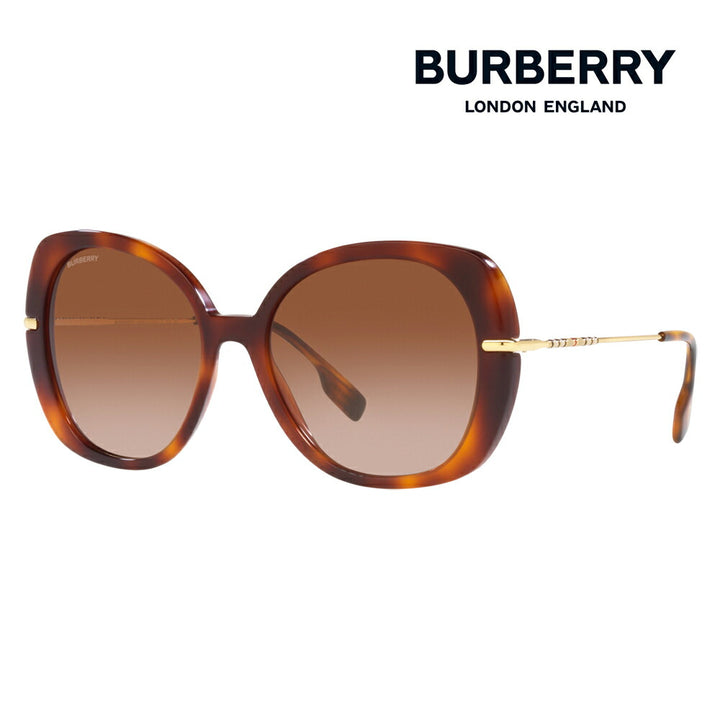 [Recommended Price] Burberry Fashion Glasses Sunglasses BE4374F 331613 55 EUGENIE Full Fit Women's Check Square Round 