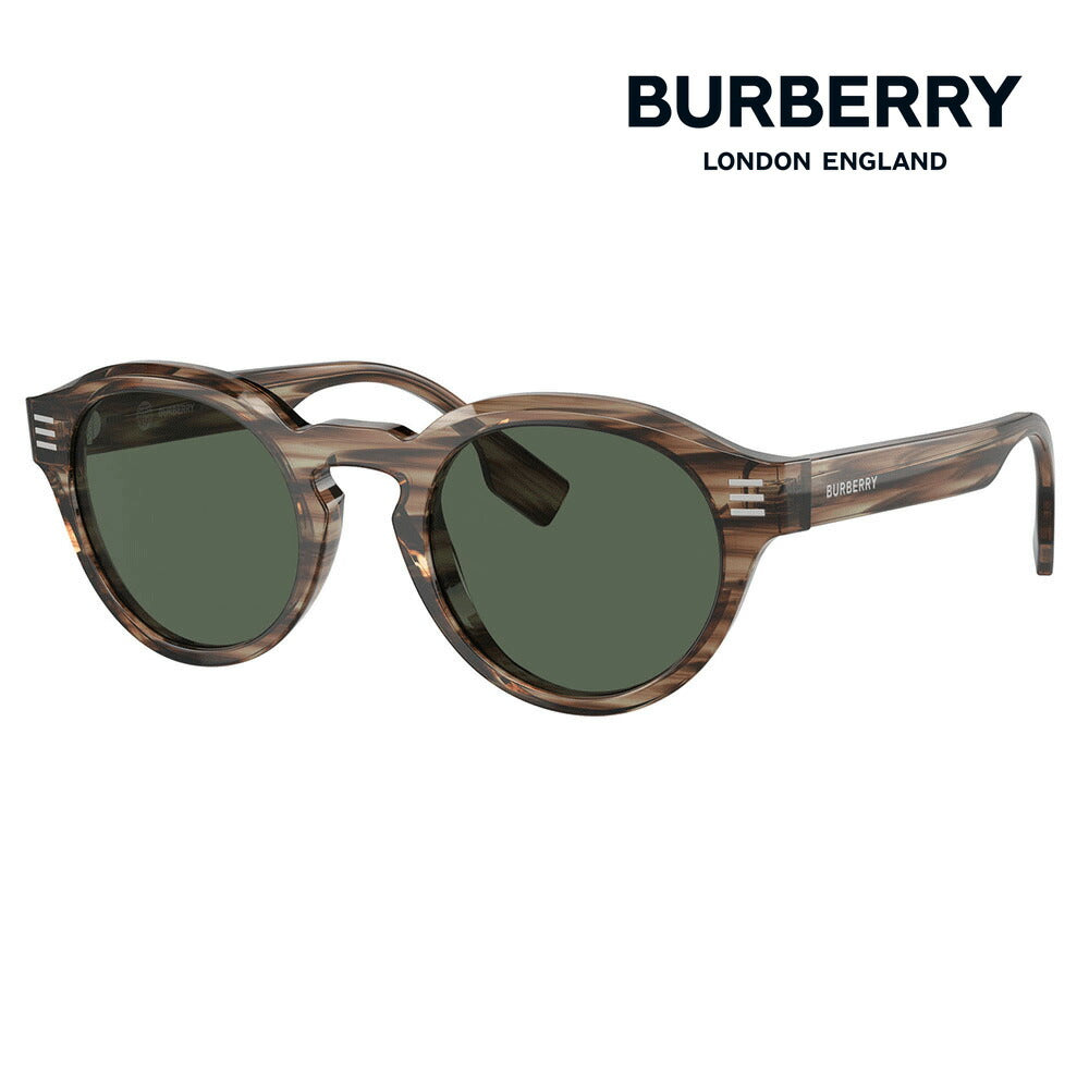 [Authorized Retailer] Burberry Sunglasses BE4404F 409871 50 Burberry Round Low Bridge Fit Cell Men's 