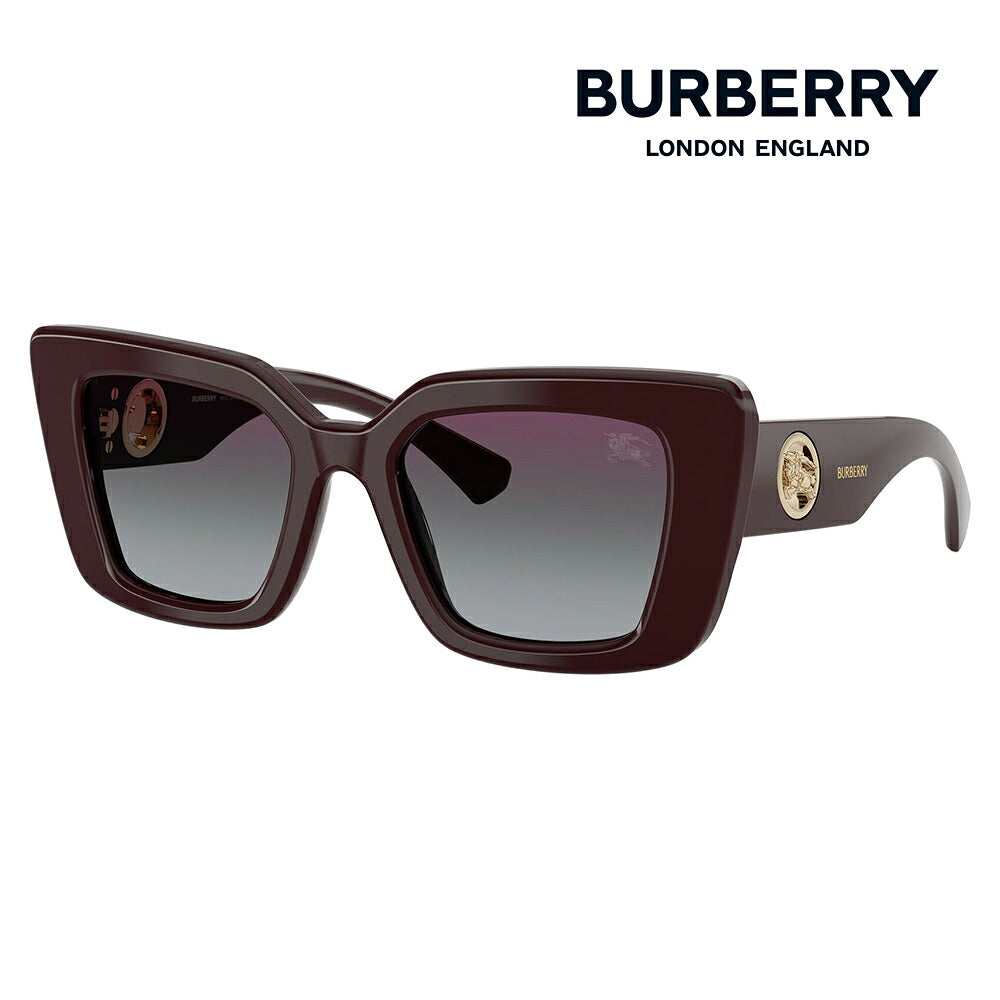 【正規品販売店】バーバリー サングラス BE4476F 42048G 51  BURBERRY フルフィット スクエア キャットアイ セル レディース