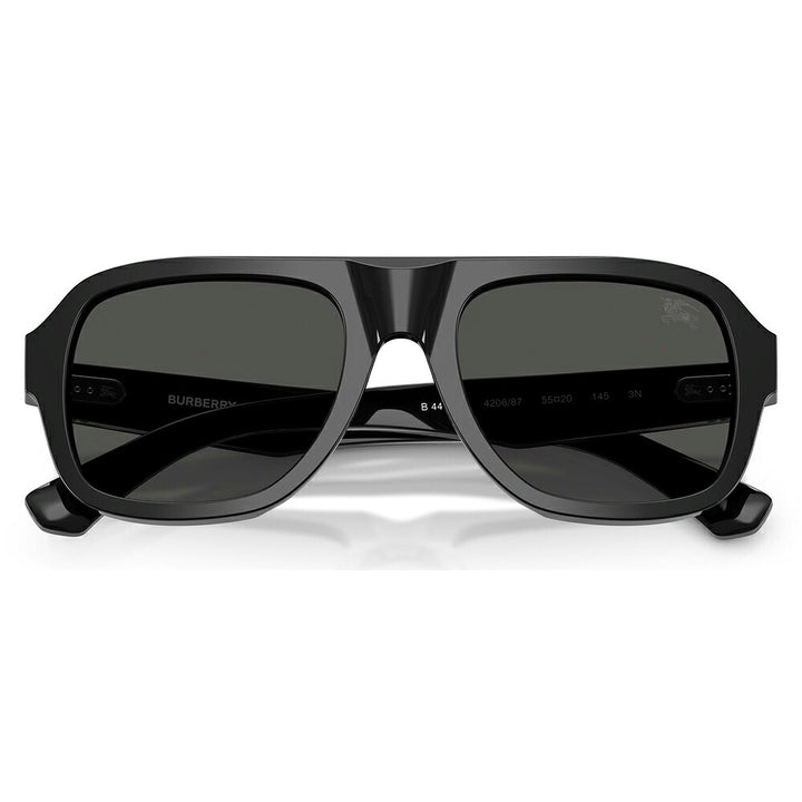 【正規品販売店】バーバリー サングラス BE4478F 420687 55  BURBERRY フルフィット スクエア セル メンズ