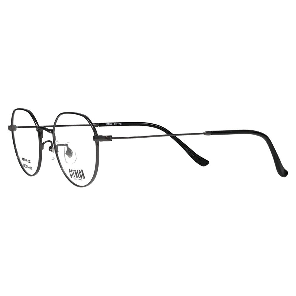 [Authorized Retailer] Non-prescription 1.55 lens replacement +0 yen CIENEGA Glasses Frame CN-K37 3 50 CIENEGA Large Size Large Size Big Size King Size Large Wide Crown Panto Round Metal Titanium Fashion Glasses Eyeglasses