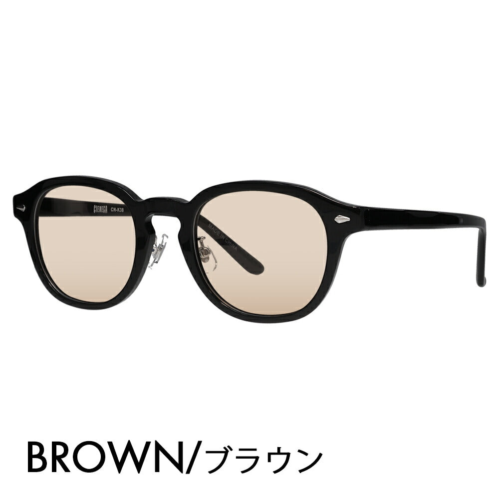 [Authorized Retailer] CIENEGA Glasses Frame Sunglasses Color Lens Set CN-K38 1 51 CIENEGA Large Size Large Size King Size Large Wide Men's Boston Round Cell Fashion Glasses Eyeglasses 