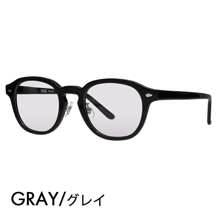 [Authorized Retailer] CIENEGA Glasses Frame Sunglasses Color Lens Set CN-K38 1 51 CIENEGA Large Size Large Size King Size Large Wide Men's Boston Round Cell Fashion Glasses Eyeglasses 