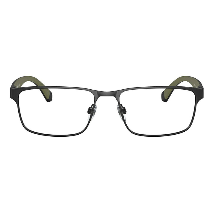 【アウトレット】度なし1.55レンズ交換+0円 エンポリオアルマーニ 伊達 メガネ 眼鏡 サングラス EA1105 3001 56 EMPORIO ARMANI メタル スクエア メンズ