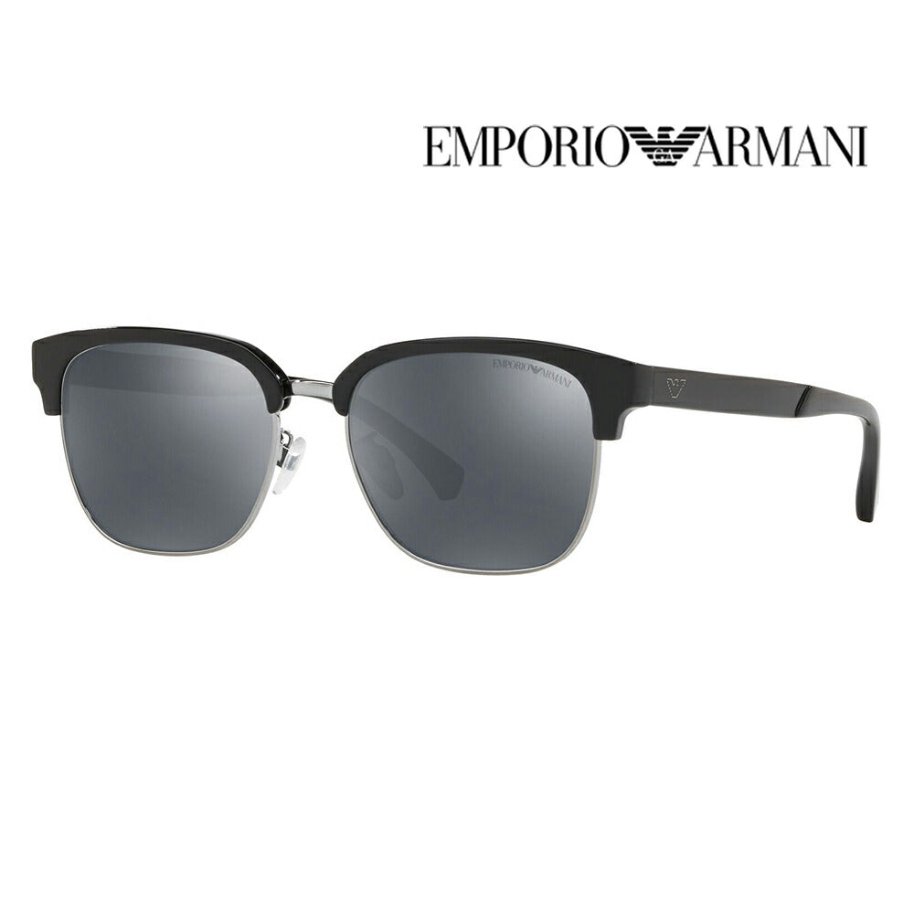 【正规品贩売店】エンポリオアルマーニ サngugurasu 伊达 メガネ 眼镜 EA2071D 50176G 55 EMPORIO ARMANI ジianデザインモデル ブロー メタル