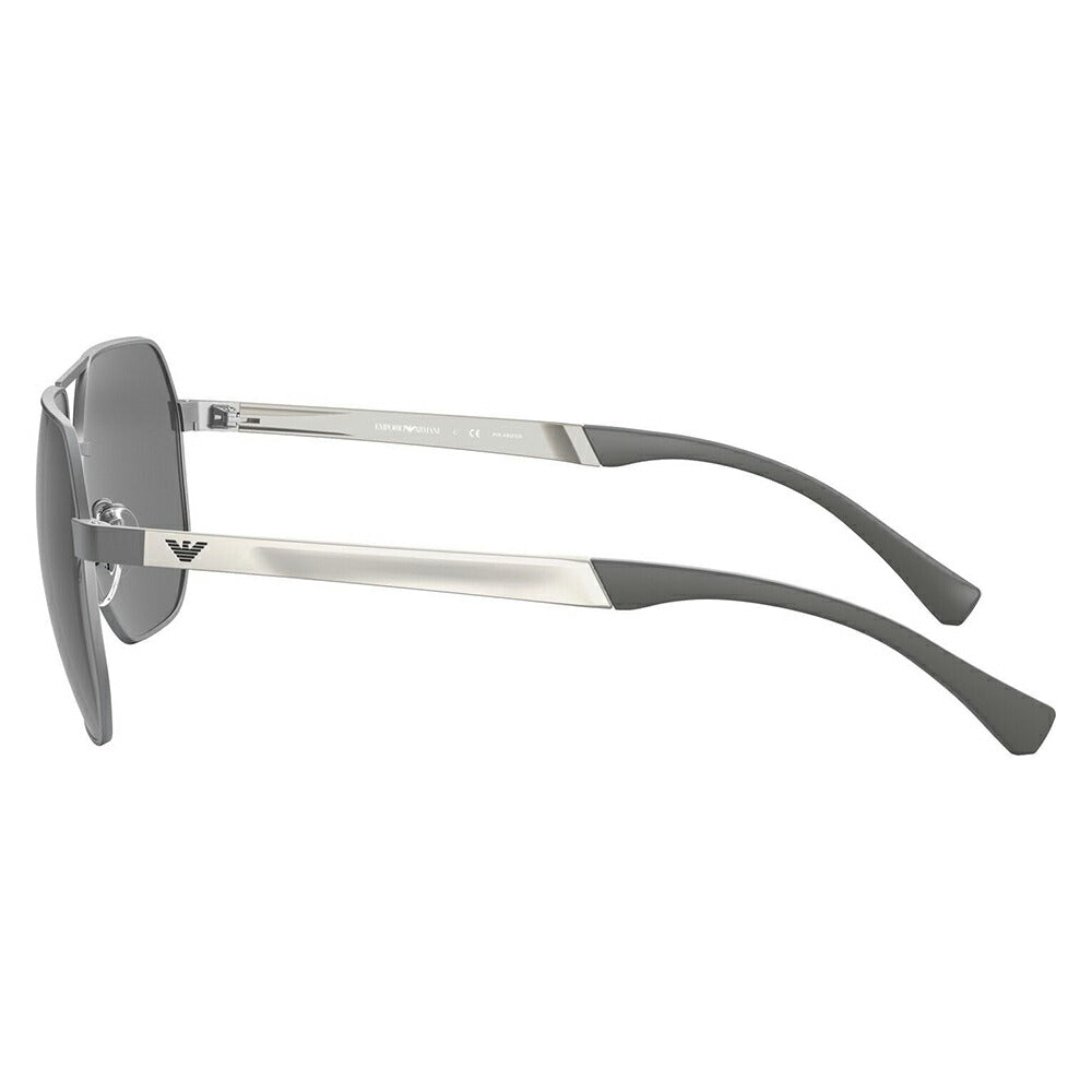【正規品販売店】エンポリオアルマーニ サングラス 伊達 メガネ 眼鏡 EA2099D 300381 61 EMPORIO ARMANI アジアンデザインモデル スクエア メタル 偏光