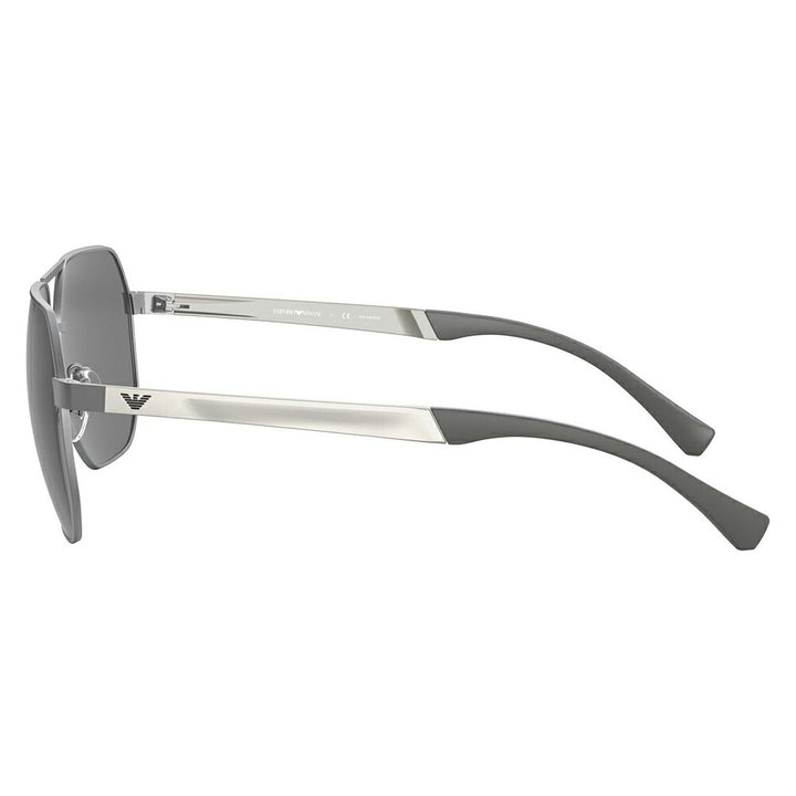 【正規品販売店】エンポリオアルマーニ サングラス 伊達 メガネ 眼鏡 EA2099D 300381 61 EMPORIO ARMANI アジアンデザインモデル スクエア メタル 偏光