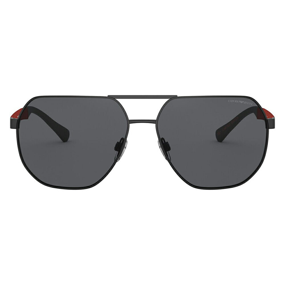 【正規品販売店】エンポリオアルマーニ サングラス 伊達 メガネ 眼鏡 EA2099D 333087 61 EMPORIO ARMANI アジアンデザインモデル スクエア メタル