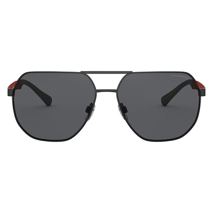 【正規品販売店】エンポリオアルマーニ サングラス 伊達 メガネ 眼鏡 EA2099D 333087 61 EMPORIO ARMANI アジアンデザインモデル スクエア メタル