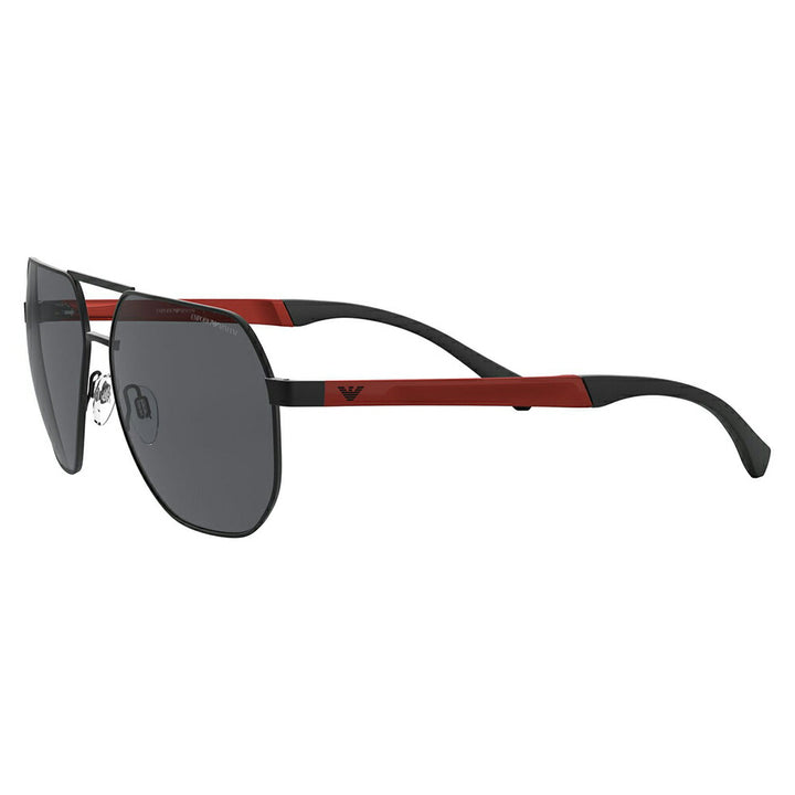 【正規品販売店】エンポリオアルマーニ サングラス 伊達 メガネ 眼鏡 EA2099D 333087 61 EMPORIO ARMANI アジアンデザインモデル スクエア メタル