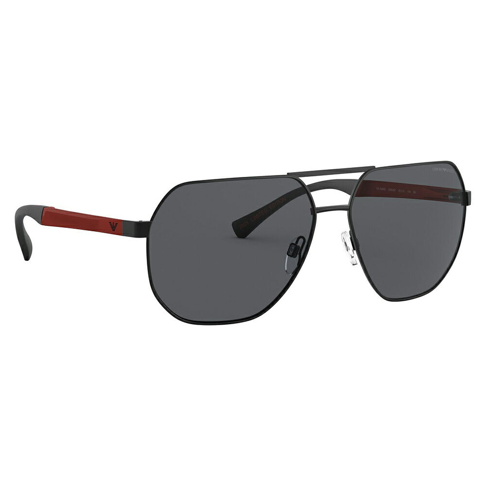 【正規品販売店】エンポリオアルマーニ サングラス 伊達 メガネ 眼鏡 EA2099D 333087 61 EMPORIO ARMANI アジアンデザインモデル スクエア メタル