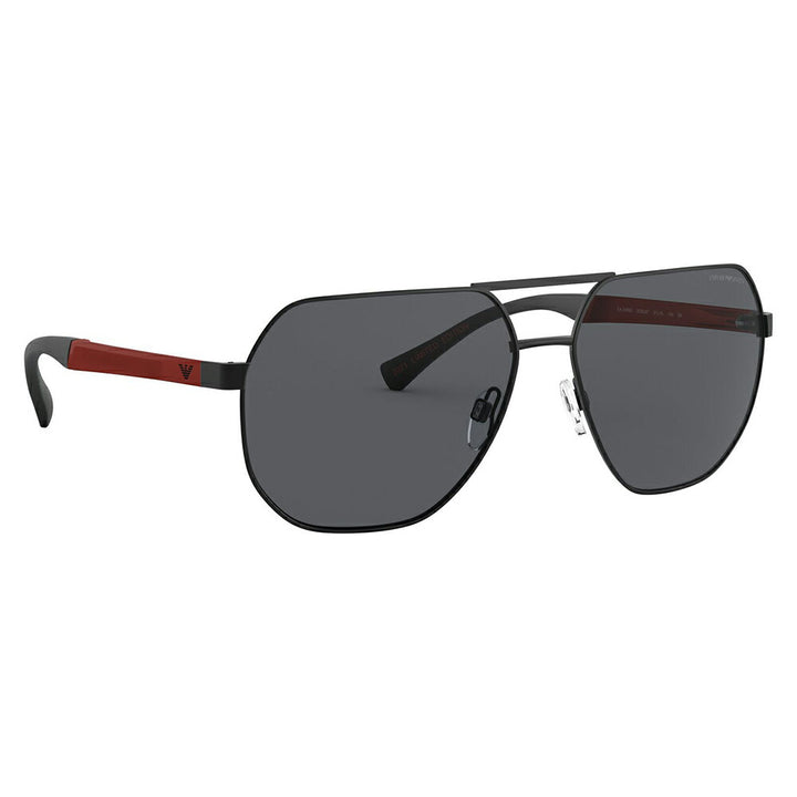 【正規品販売店】エンポリオアルマーニ サングラス 伊達 メガネ 眼鏡 EA2099D 333087 61 EMPORIO ARMANI アジアンデザインモデル スクエア メタル