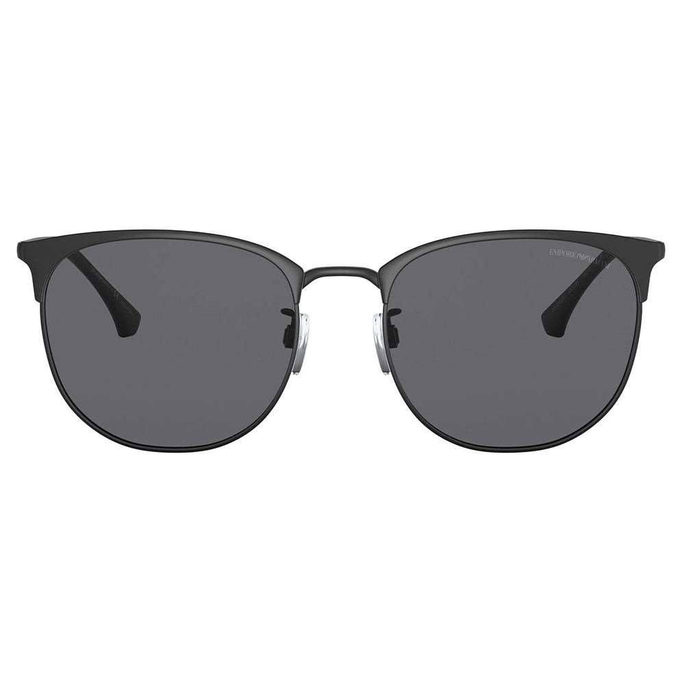 【正規品販売店】エンポリオアルマーニ サングラス 伊達 メガネ 眼鏡 EA2122D 300181 56 EMPORIO ARMANI メタル ウェリントン メンズ アジアンモデル 偏光