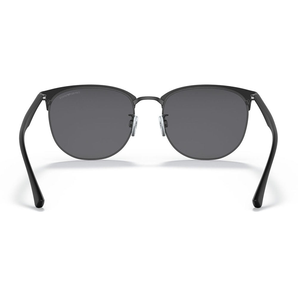 【正規品販売店】エンポリオアルマーニ サングラス 伊達 メガネ 眼鏡 EA2122D 300181 56 EMPORIO ARMANI メタル ウェリントン メンズ アジアンモデル 偏光