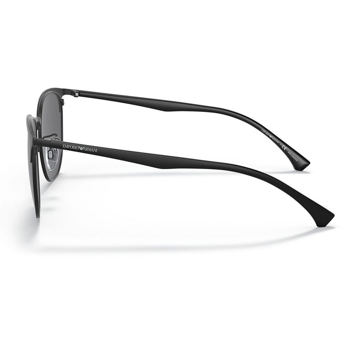 【正規品販売店】エンポリオアルマーニ サングラス 伊達 メガネ 眼鏡 EA2122D 300181 56 EMPORIO ARMANI メタル ウェリントン メンズ アジアンモデル 偏光