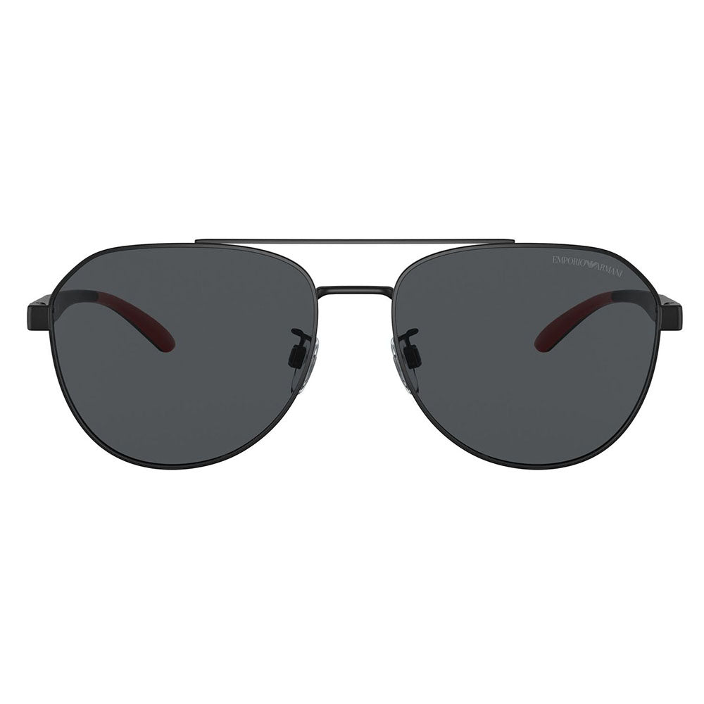 【正規品販売店】エンポリオアルマーニ サングラス 伊達 メガネ 眼鏡 EA2129D 300187 59 EMPORIO ARMANI メタル パイロット メンズ アジアンモデル