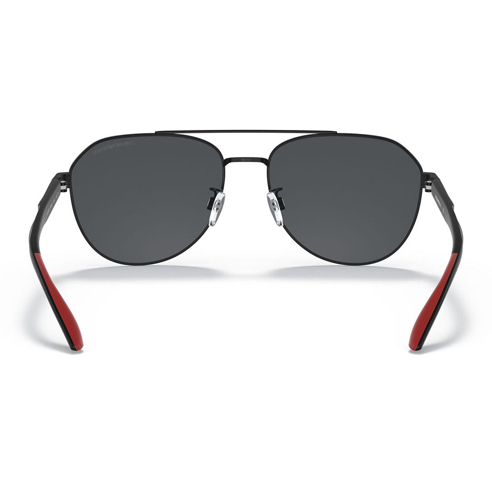 【正規品販売店】エンポリオアルマーニ サングラス 伊達 メガネ 眼鏡 EA2129D 300187 59 EMPORIO ARMANI メタル パイロット メンズ アジアンモデル