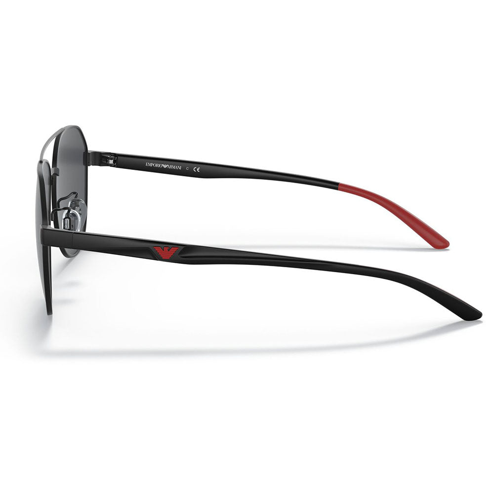 【正規品販売店】エンポリオアルマーニ サングラス 伊達 メガネ 眼鏡 EA2129D 300187 59 EMPORIO ARMANI メタル パイロット メンズ アジアンモデル