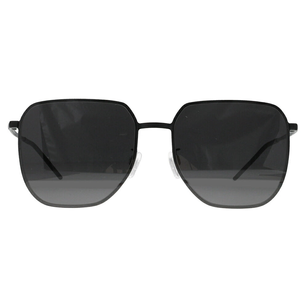 【正規品販売店】エンポリオアルマーニ サングラス 伊達 メガネ 眼鏡 EA2135D 300187 60 EMPORIO ARMANI メタル スクエア メンズ アジアンモデル