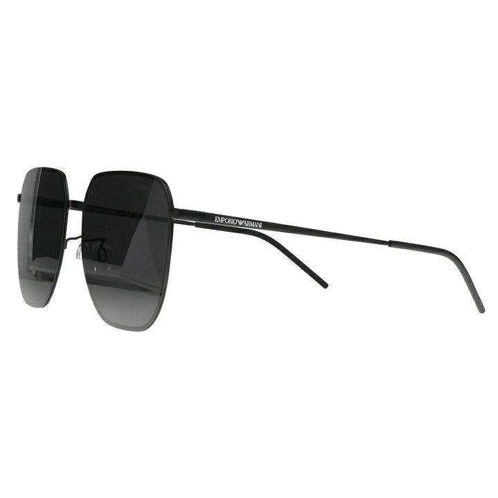 【正規品販売店】エンポリオアルマーニ サングラス 伊達 メガネ 眼鏡 EA2135D 300187 60 EMPORIO ARMANI メタル スクエア メンズ アジアンモデル