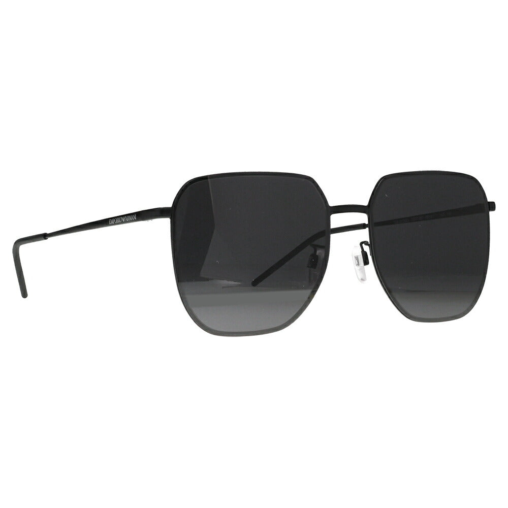 【正規品販売店】エンポリオアルマーニ サングラス 伊達 メガネ 眼鏡 EA2135D 300187 60 EMPORIO ARMANI メタル スクエア メンズ アジアンモデル