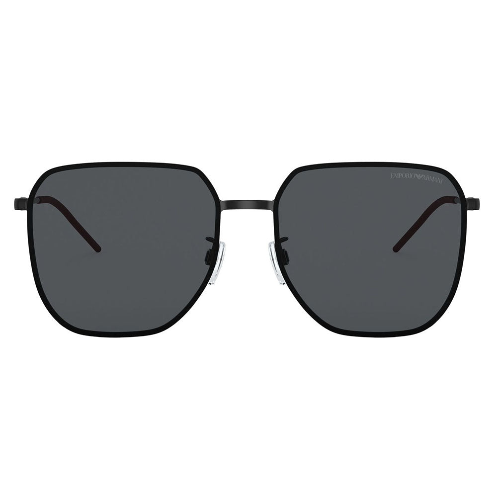 【正規品販売店】エンポリオアルマーニ サングラス 伊達 メガネ 眼鏡 EA2135D 319187 60 EMPORIO ARMANI メタル スクエア メンズ アジアンモデル