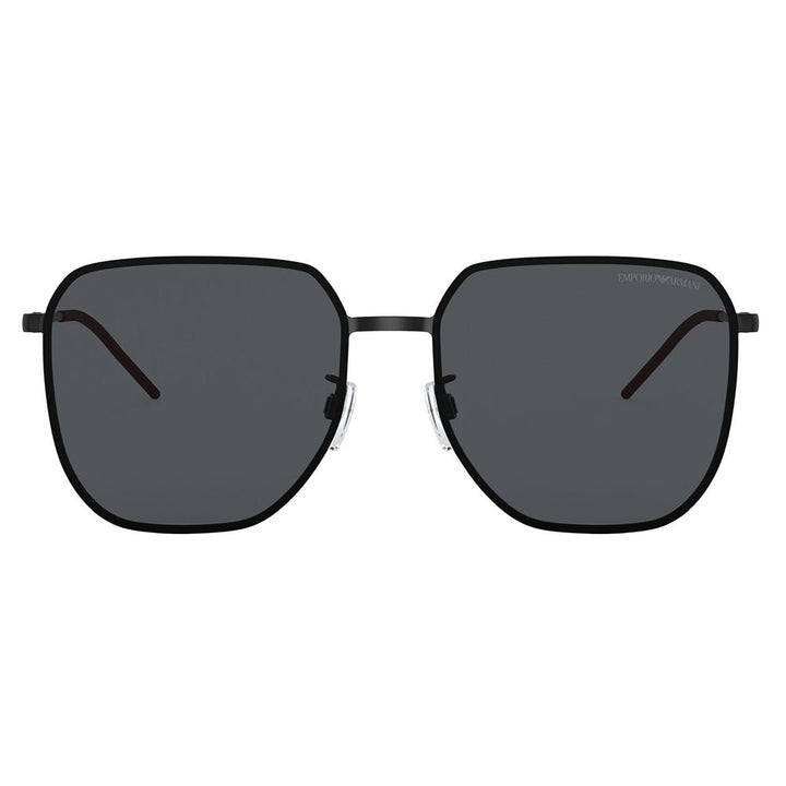 【正規品販売店】エンポリオアルマーニ サングラス 伊達 メガネ 眼鏡 EA2135D 319187 60 EMPORIO ARMANI メタル スクエア メンズ アジアンモデル